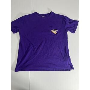 LSU Tigers Short Sleeve Shirt Purple Size Medium Captivating Brand
